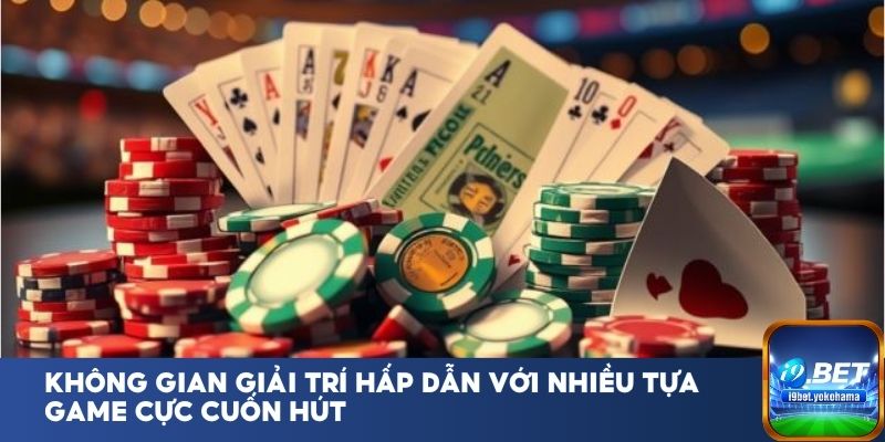 Không gian giải trí hấp dẫn với nhiều tựa game cực cuốn hút